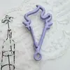 Llavero DIY de Aleación de Zinc con Temática de Helado, Colgante para Bolso, Versión de Color Duradero Electroplateado, con Resorte y Abrible