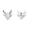 Brincos de Antler de Natal em Titânio F136 com Zircônia Incrustada Joias para Piercing Corporal de Liga de Titânio G23 Unhas de Osso da Orelha Unhas Labiais