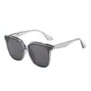 Gafas de Sol LO Cuadradas con Montura Grande para Mujer Sentido Avanzado Ins Para Conducir Protección UV Luz Fuerte Adelgazantes para Rostro Grande Hombres