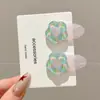 Pinza para el cabello Dopamina con Moño de Tienda de un Dólar Pasador de Estilo Nicho Colorido Pinza Lateral Dulce y Delicada Accesorio para el Cabello