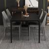 Silla de Montar Hogar Restaurante Lujo Ligero Alta Gama Silla para Mesa de Isla Diseñador Taburete Minimalista Silla de Comedor de Cuero Italiano