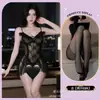 Sexy falda de malla de encaje de alta gama para mujeres jóvenes, lencería coqueta e íntima, camisón transparente de pura tentación