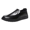 Zapatos de Cuero Transfronterizos para Hombre, Estilo Nuevo, Suela Blanda, Zapatos Cómodos para Hombre, Zapatos de Cuero de Moda para Viajes de Negocios Casuales, Zapatos Casuales de Deslizamiento para Hombre