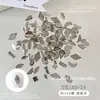 Joyería para Uñas Especial con Fondo Plano Mezclada con Color Champagne Versátil Colorida Gotas de Agua Marquise Rombo Decoración para Uñas Diamante al por Mayor