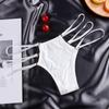 Ropa Interior Sexy con Tirantes Huecos Blanca Puro Deseo Mujeres y Niñas Caliente Sentimiento Nuevas Explosiones Moda Transpirable Algodón en la Entrepierna