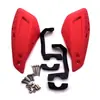 Guardamanos anticaída para motocicleta todoterreno, accesorios modificados, guardamanos doble cara de fibra de carbono para motocicleta para proteger el manillar de la palanca de freno