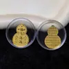 Adesivos de Celular Atrai-Fortuna de Ouro Puro 999, Adesivos Dourados da Moda, Brindes de Promoção para Lives de Lojas de Ouro, Entrega Direta da Fábrica