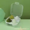 Set de 4 Piezas de Cartón para Huevos Esponja de Maquillaje Beauty Blender Forma de Calabaza Gota de Agua Corte Biselado