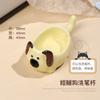 Adorable taza de cerámica con forma de bolígrafo para lavar, herramientas para decoración de uñas, súper lindo gato y perro, lindo y divertido, taza de almacenamiento de color para bolígrafo para lavar modelado.