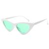 Gafas de sol de moda para mujer cara pequeña ojo de gato transparentes gafas de mar nuevo triángulo gafas de sol Europa y Estados Unidos venta al por mayor