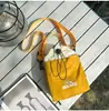 Bolso Cruzado de Color Bloqueado con Textura de Niebla Suave para Exteriores Estilo Montaña, Bolso Cruzado Pequeño con Cordón para Parejas, Bolso para Teléfono para Senderismo y Camping