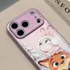Zorro de Copo de Nieve Adecuado para Funda de Teléfono Móvil Apple 17Pro Iphone16Pm Textura de Cuero 15 Elegante 14Plus Anticaídas 1