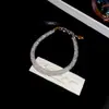Pulsera de Malla Circular Retorcida con Circonitas Estilo Francés Lujo Ligero con un Diseño Único, Pulsera de Nicho con un Toque de Alta Gama y Joyería Versátil