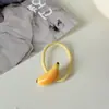 Anillo Suave Lindo de Fruta para Pulgar Lindo Divertido Manzana Plátano Goma para el Cabello Banda Elástica Cuerda para el Cabello Sin Costuras para Niños Accesorios para el Cabello
