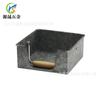 Caja de Pañuelos de Hierro Creativa Personalizada Caja de Pañuelos de Hierro Galvanizado Retro Europeo Soporte Cuadrado para Pañuelos de Hierro