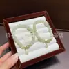 Pulseira Coração Azul Claro de Jade Hetian Natural, Pingente de Paz de Jaspe Jade Hetian, Pulseira de Jaspe Jade Hetian