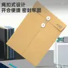 Bolsa Impermeable de Plástico para Archivos, Carpeta de Polipropileno Color Papel Kraft, Bolsa para Almacenamiento de Documentos, Bolsa Duradera para Documentos