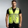 Coletes refletivos para canteiros de obras, projetos de construção chineses, roupas refletivas de segurança, impressão de logotipo personalizado, uniformes de trabalho