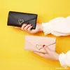 Venda Direta da Fábrica Carteira Feminina Curta Moda Formato de Coração Slim Porta-Cartões Porta-Moedas Estudante Mini Atacado