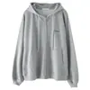 Nova jaqueta de fleece grossa estilo coreano para outono e inverno para mulheres, moderna e estilosa, moletom com zíper de corte solto para mulheres