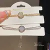 Pulseira ajustável em formato de cobra com zircônia, estilo coreano ins, moderna e versátil para o uso diário, luxo leve e sensação de alta qualidade, joias para atacado