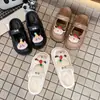 Sandalias y Chanclas Casuales de Combinación Universal que Aumentan la Altura, Primavera, Suela Gruesa, Lindas, Punta Cerrada, Ropa de Exterior 2025, Estilo Nuevo, Dibujos Animados para Mujer