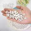 Ojos conectados en blanco y negro con globos oculares completos set de resina accesorios hechos a mano DIY materiales de adorno de globo ocular de dibujos animados