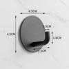 Gancho adhesivo resistente de acero inoxidable 304 transfronterizo, sin perforaciones, sin costuras, para puerta trasera de baño y cocina, gancho de metal