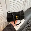 Bolso de Hombro Único Versátil para Viajes de Negocios para Mujer, Elegante Retro Color Sólido Estilo Hong Kong Chic Simple Casual Bolso de Axila