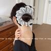Francés Retro Exquisito Encaje Bordado Doble Capa Cuerda para el Cabello de Intestino Grueso Delicado Súper Hada Encaje Anillos para el Cabello Femenino Cabeza de Bola