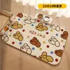 Tapete de alimentação para cães e gatos estilo cartoon, à prova de respingos e fácil de limpar, transfronteiriço; tapete de mesa adorável para animais de estimação de terra de diatomáceas; etiquetagem gratuita e dropshipping disponíveis