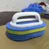 Escova de Limpeza de Cozinha com Cabo Esponja Grossa Esfregão para Prato Panela