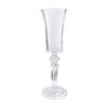 Copa de champán de pierna alta estilo francés ins, copa de champán de pierna alta con relieve de aspecto elevado, copa de vino dulce de frutas, copa de vino de cristal vintage para mujer para el hogar