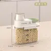 Bote de Granos Estilo Japonés para Cocina y Hogar Cubo de Arroz a Prueba de Insectos y Humedad Tapa Sellada Bote de Almacenamiento de Harina Caja de Almacenamiento de Granos de Arroz