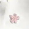 Color Sólido Tela Cosida a Mano Flor de Cinco Pétalos de Perla Tridimensional Accesorios para el Cabello Hechos a Mano para Bricolaje Ropa Funda de Teléfono Ropa para Muñecas Ropa para Mascotas