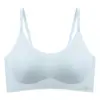 Ropa interior para adolescente Sujetador de malla transpirable inalámbrico para estudiante Correas finas Almohadilla fina fija en la copa Chaleco para adolescentes