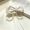 Pontos Delicados Laço de Bolinhas Suave Presilha Banana Acessório de Cabelo Versátil para Meninas