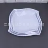 Vajilla de melamina plato de melamina plato blanco cuadrado plato cuadrado plato cuadrado plato cuadrado de 7 pulgadas 8 pulgadas 9 pulgadas plato cuadrado plato de plástico