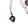 Yh~Estilo Minimalista~Collar Largo de Perlas Ajustable para Mujer 2026 Diseño de Nicho de Alta Gama Elegante Collar para Socialité