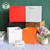 Bolso de Regalo Personalizado, Bolsa de Empaque de Caja de Regalo de Alta Gama, Bolsa de Papel Kraft, Leche Horneada Té Café, Bolsa de Regalo de Alta Gama