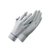 Luvas de Ciclismo, Antiderrapantes, Resistentes ao Desgaste, Proteção Solar para Uso Externo, Modelo Fino para Homens, Tela Sensível ao Toque, Respiráveis, Seda de Gelo, Luvas de Proteção Solar de Dedo Inteiro para Adultos e Mulheres