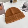Gorro de Punto Suave y Ceroso de Cabeza Grande para Mujer Otoño e Invierno Estilo Coreano Estilo Relajado Gorro de Lana para Hombre y Mujer Combinable Gorro Protector de Orejas