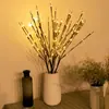Cadena de Luces para Arreglo Floral de Rama LED Cadena de Luces de Rama Creativa de Moda Luces Nocturnas de Estrella Decoración de Habitación Nórdica Árbol
