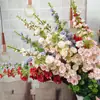 Nuevo Single Delphinium Boda Hotel Auditorio Guía de Carretera Floral Hogar Decoración Suave Flor Falsa Jacinto Arreglo Floral