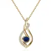 Estilo europeo y americano moderno, collar de moissanita de alta gama para mujer, joyería de plata de ley, diseño único, cadena para la clavícula, collar con colgante