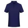 Camisa Cultural con Solapa de Logo Tienda 4S Ropa de Trabajo Polo Bordado Estampado Personalizado Ropa de Trabajo de Verano Transpirable Camiseta de Manga Corta