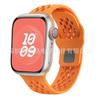 Adequado para Série 9/10/Ultra2 da Apple Pulseira de Silicone com Fivela Reversa de Malha Pulseira Esportiva Apple para iWatch