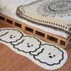 Bonita alfombra de dibujos animados para sala de estar, con diseño de gato que combina con todo, para dormitorio infantil, tatami, mesita de noche, alfombra de cachemira de imitación de cachorro
