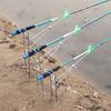 Soporte de Tierra de Doble Propósito para Mano y Mar Soporte para Caña de Mar Soporte de Torreta Estante para Caña de Pescar Equipo de Pesca Soporte Simple para Caña Caña Shihai