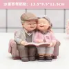 Amor Compañía Anciano Anciana Adorno Juguete de Moda Decoración de Entrada Adorno para la Consola Central del Coche Regalo para Amigos Regalo de Vacaciones Al por Mayor